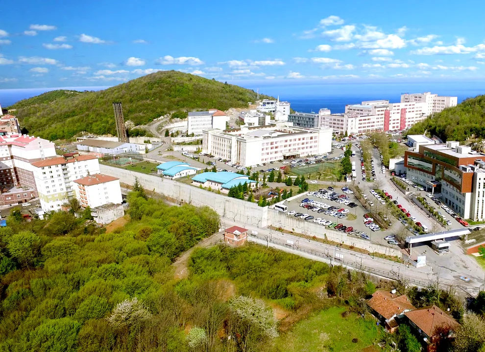 İbni Sina Sağlık Kampüsü, hastane ve çevresindeki binalar