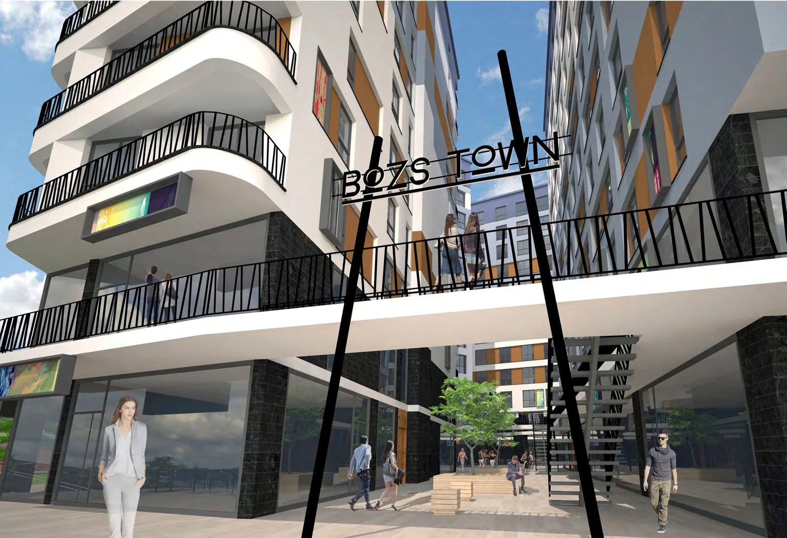 Bozs Town · Proje meydanı